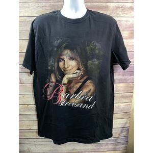 Barbra Streisand Live Tour 2012 Graphic T-Shirt in Black Unisex Sz XL